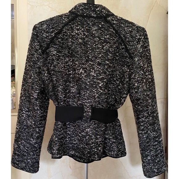 Sandro Belted Tweed Jacket - L - Picture 6 of 11